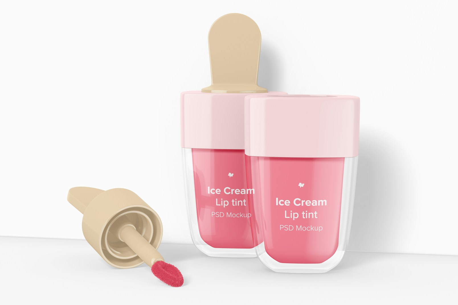 Ice Cream Lip Tints Mockup