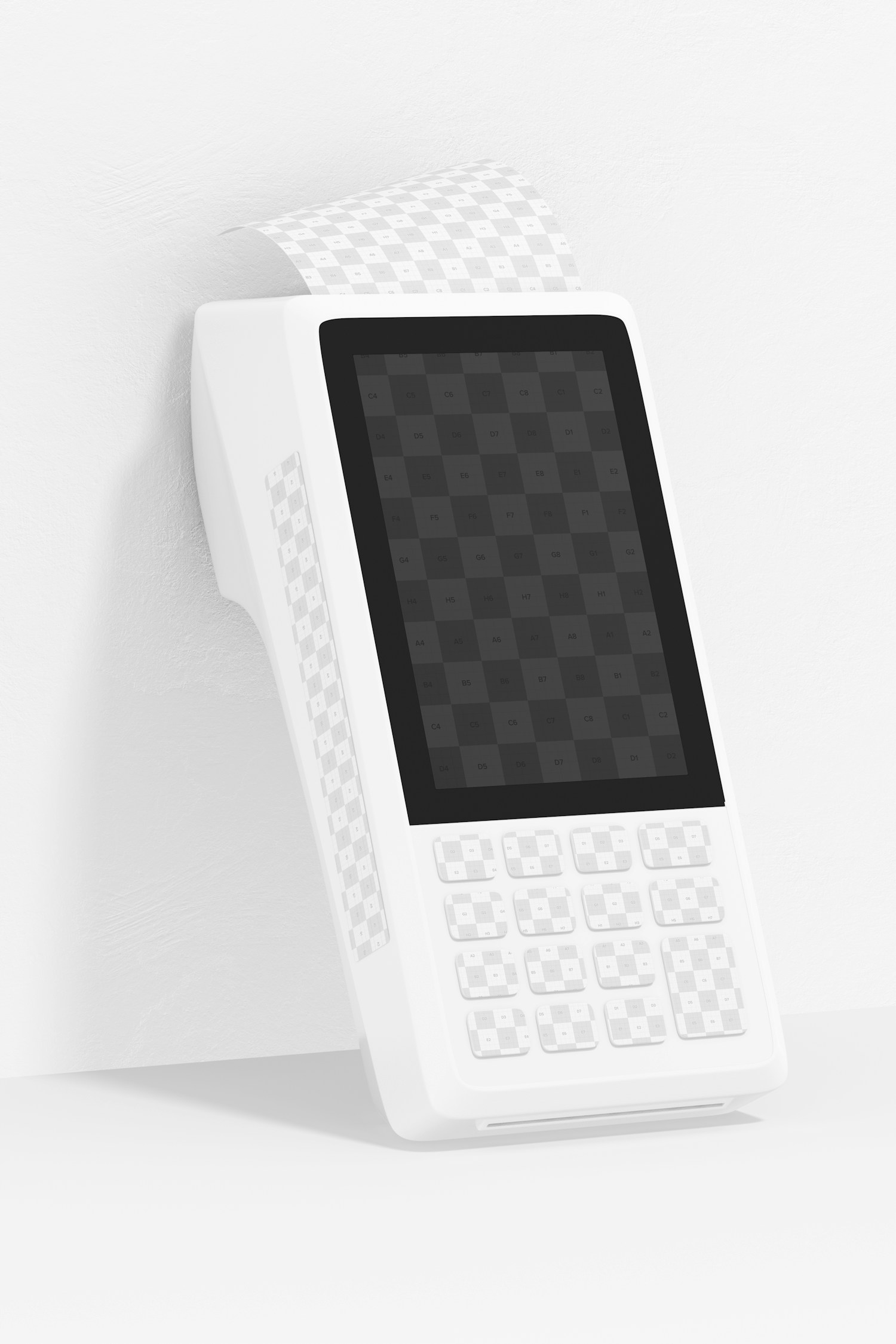 Payment Device Mockup, Leaned