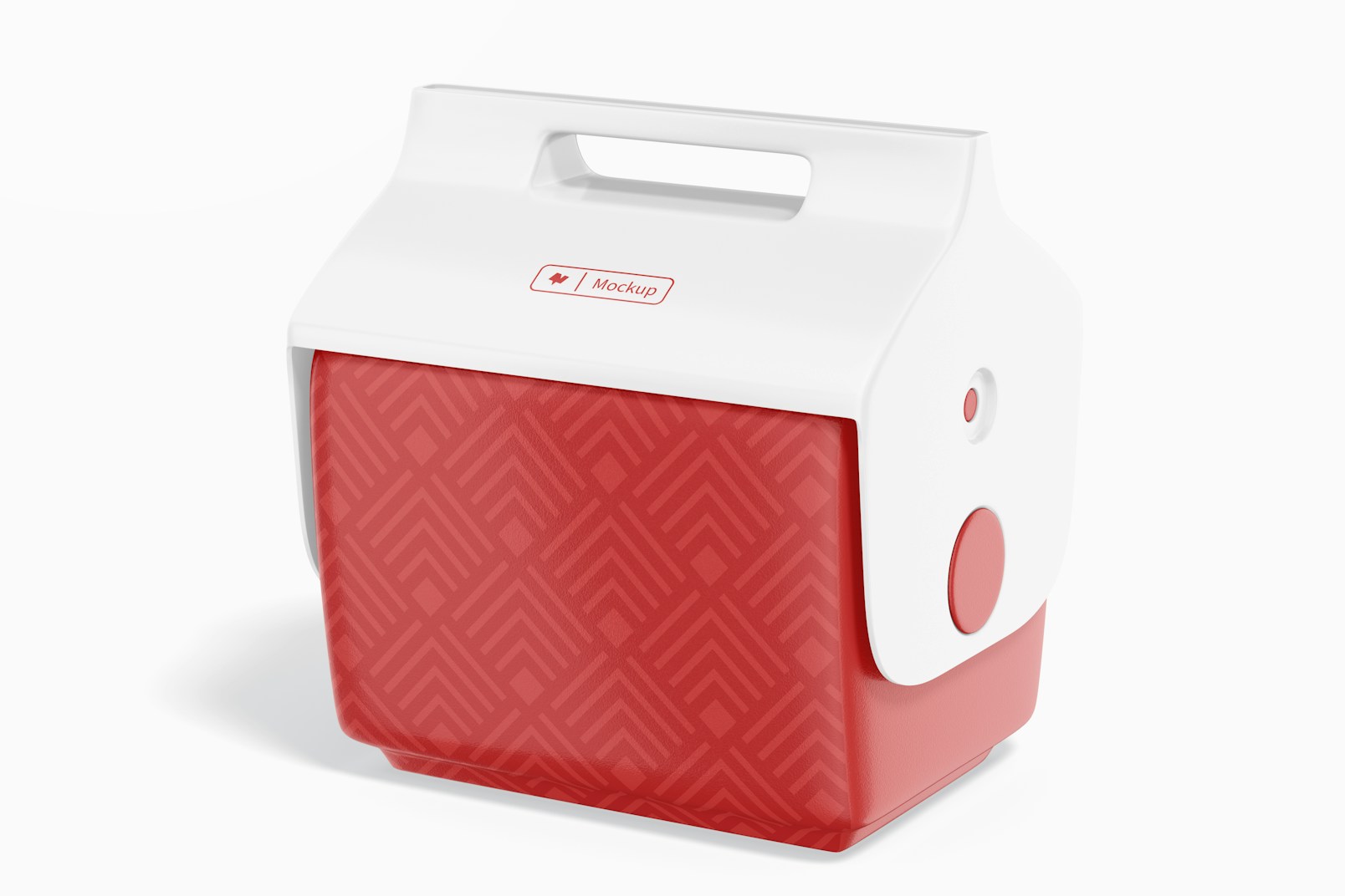 Small Cooler Mockup, Right View