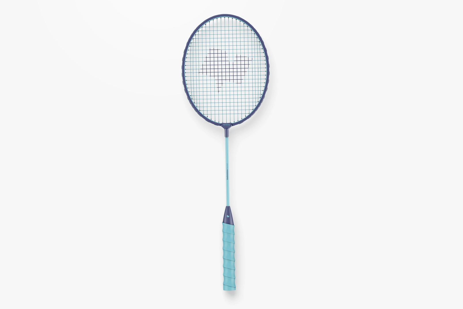 Badminton Racket Mockup, Top View