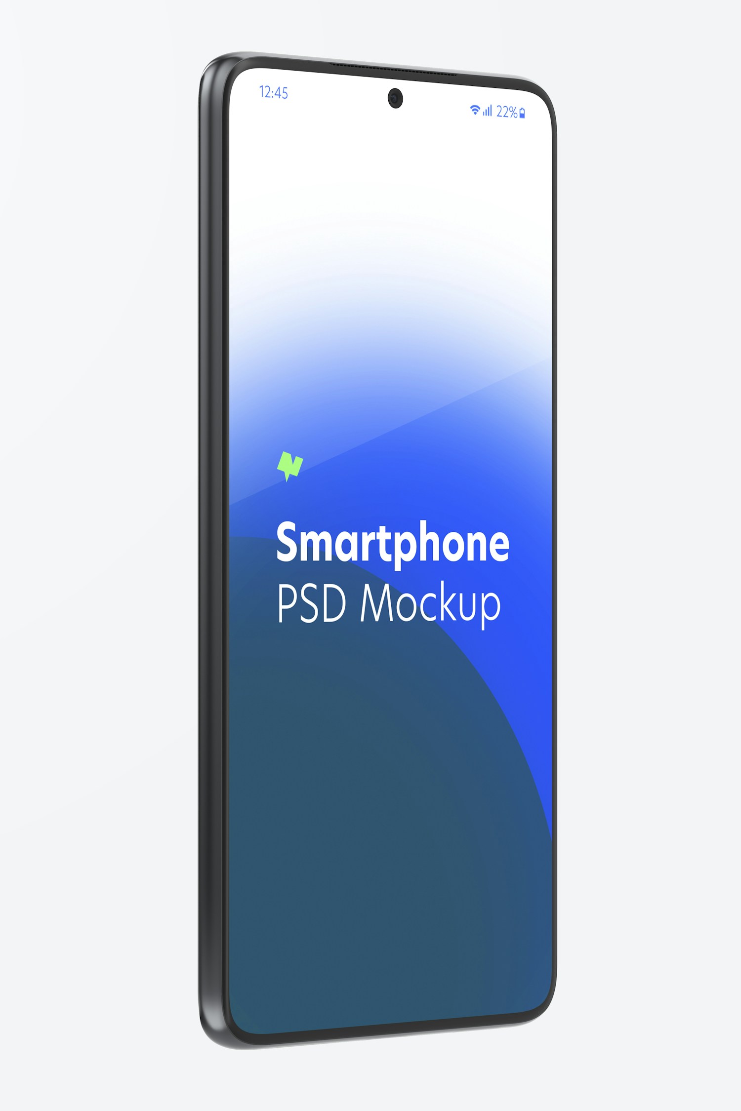 Samsung S21 Mockup, Right Side View