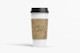 16 oz Paper Cup Mockup, Front View