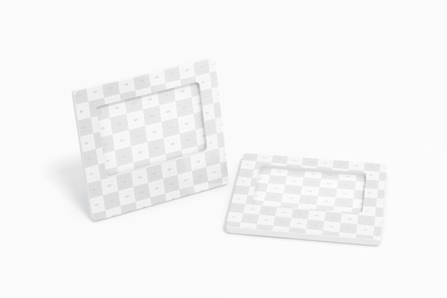 Children Table Photo Frames Mockup Children Table Photo Frames Mockup