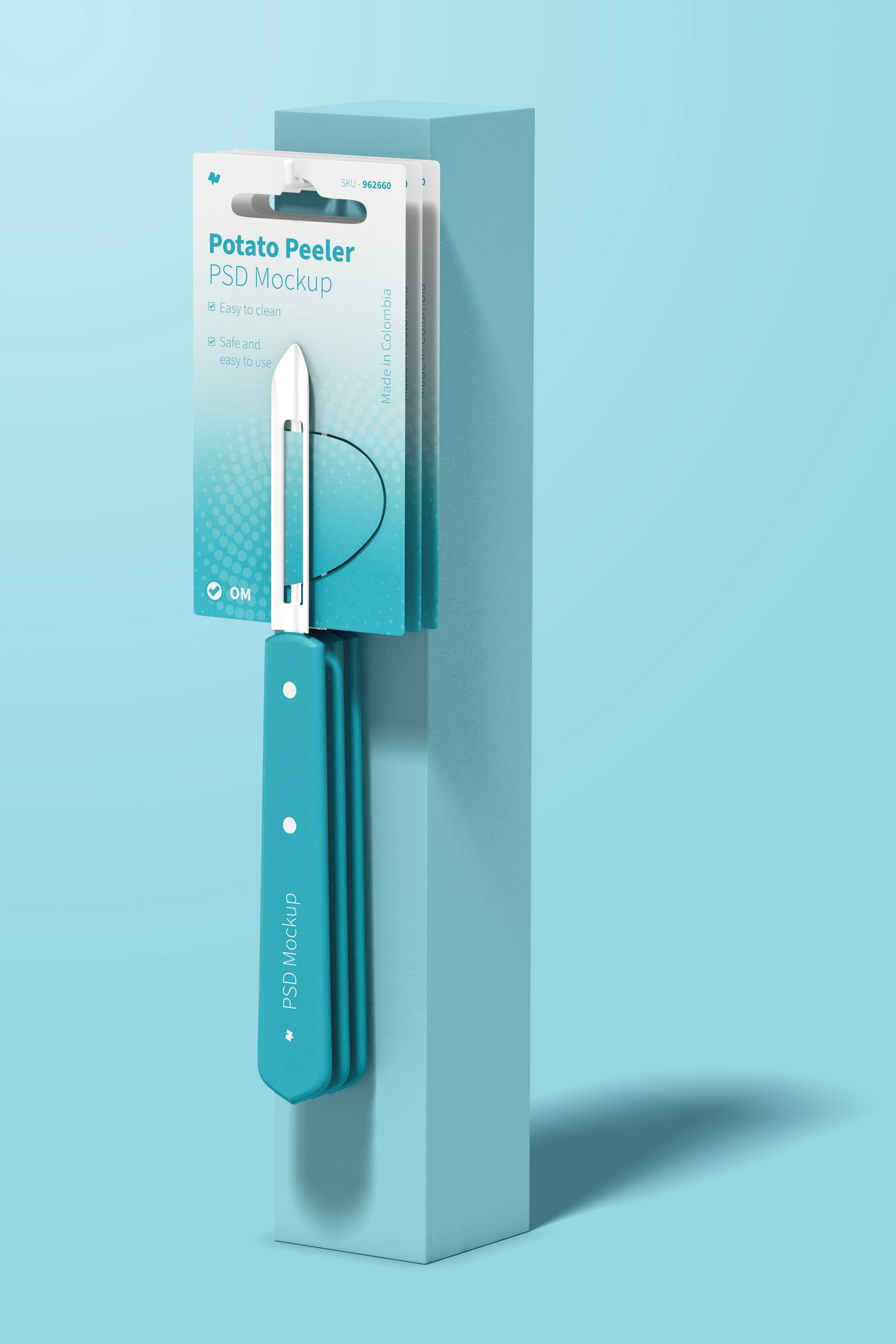 Potato Peelers Set Mockup Potato Peelers Set Mockup