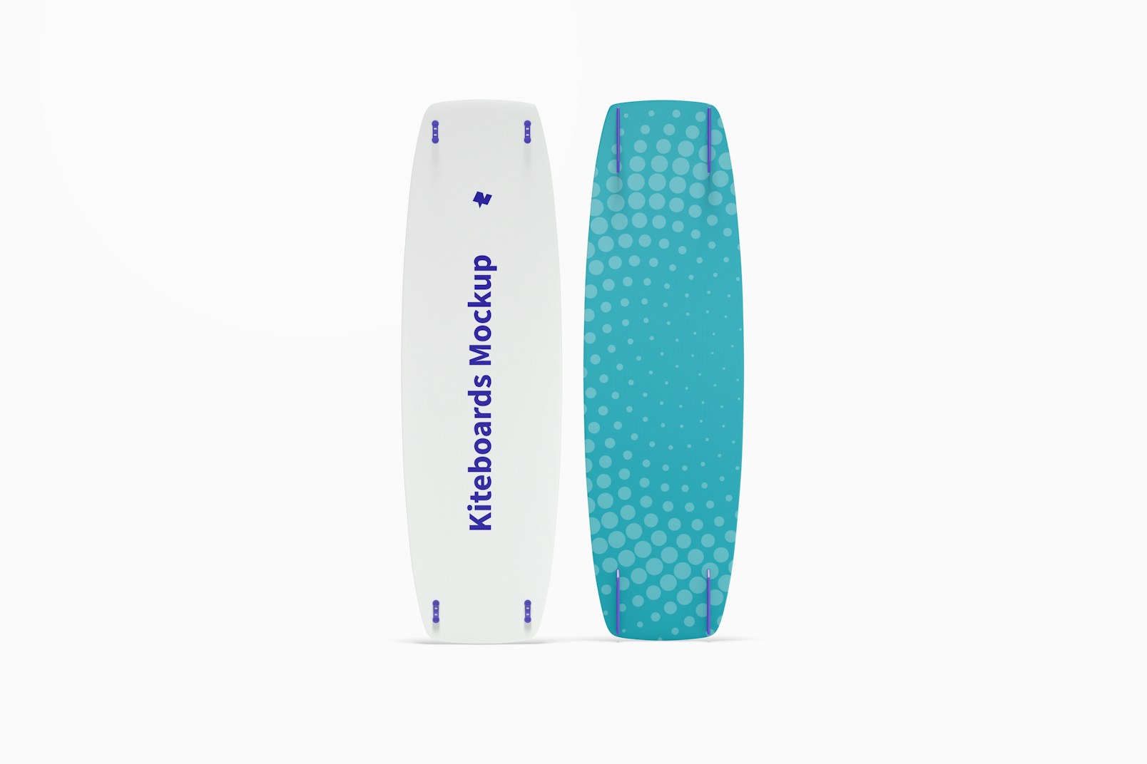 Kiteboard Mockup, Front and Back View