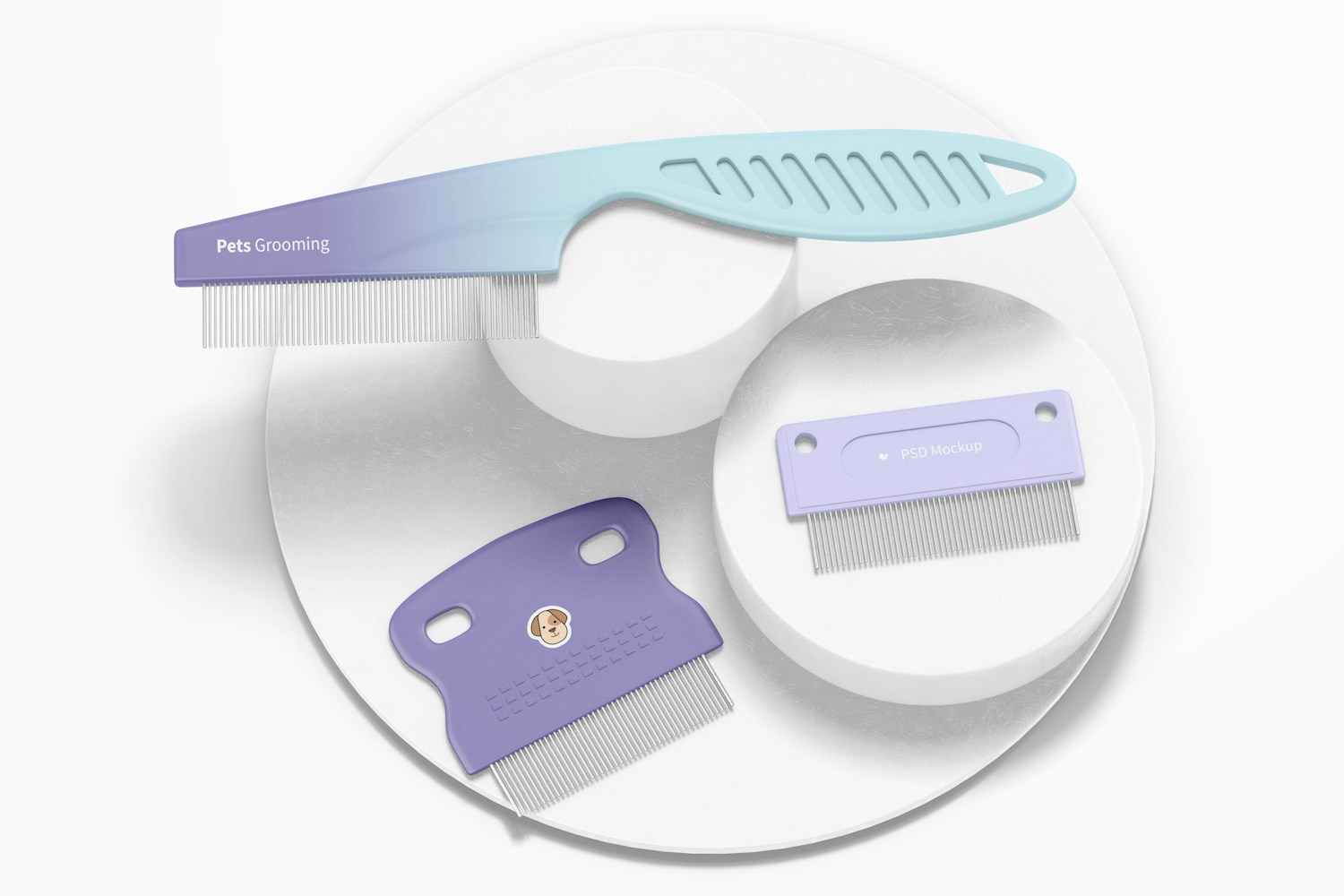 Combs Pets Grooming Mockup 02 Combs Pets Grooming Mockup 02