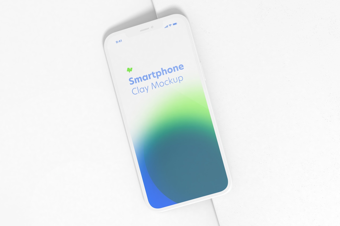 Clay iPhone 12 Mockup, Perspective