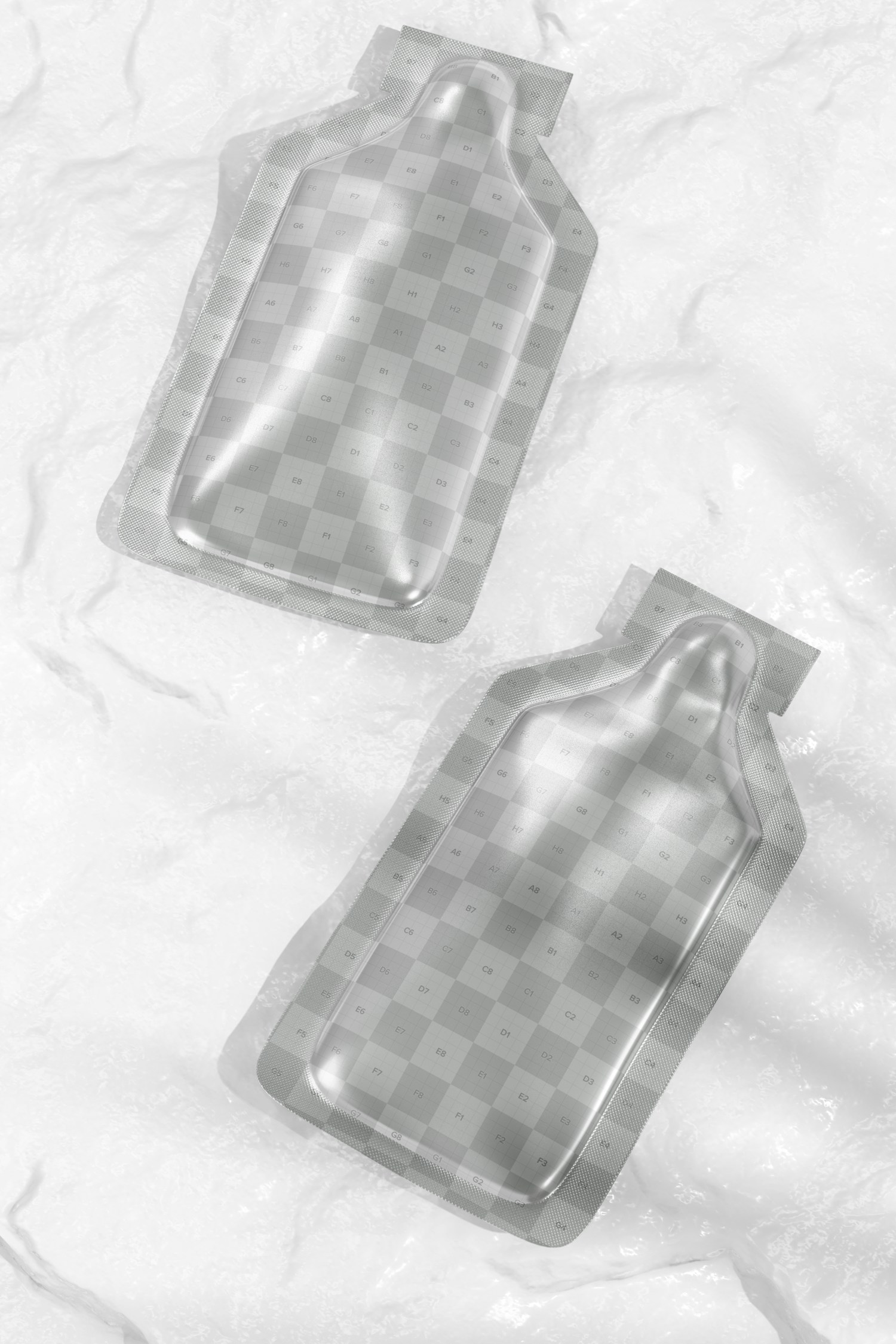 Energy Drink Sachets Mockup Energy Drink Sachets Mockup
