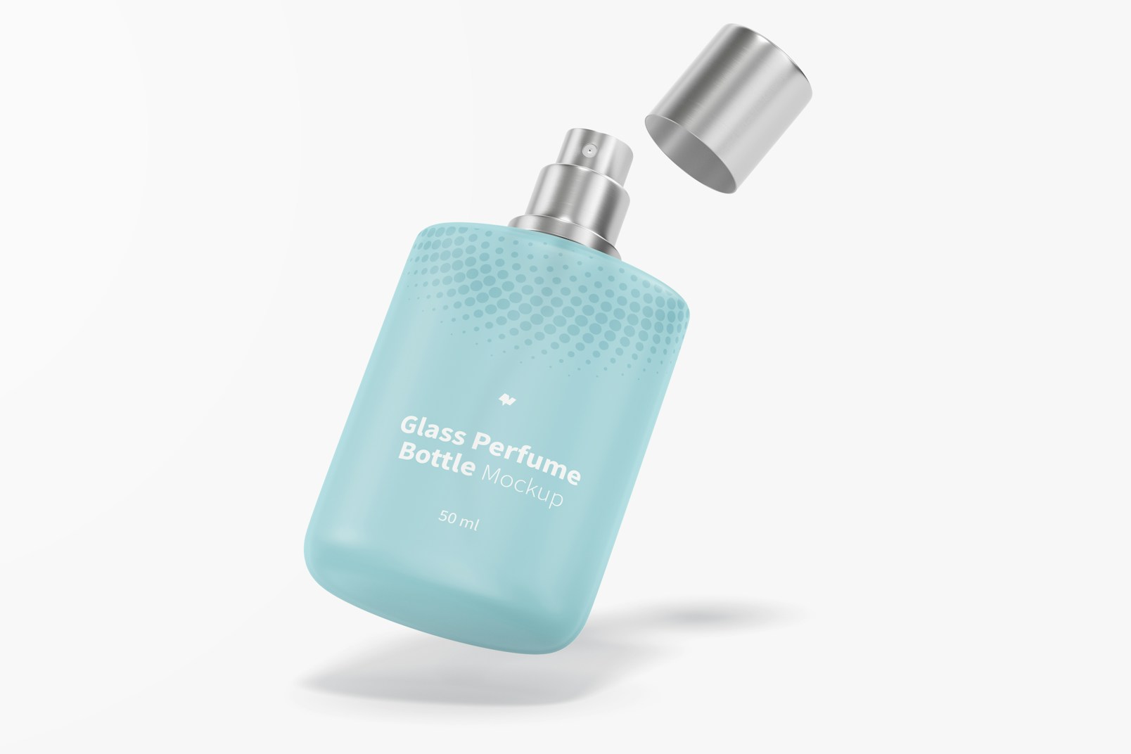 Maqueta de Botella de Perfume de 50ml, Flotando