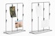 Clip Photo Stand Mockup, Right View