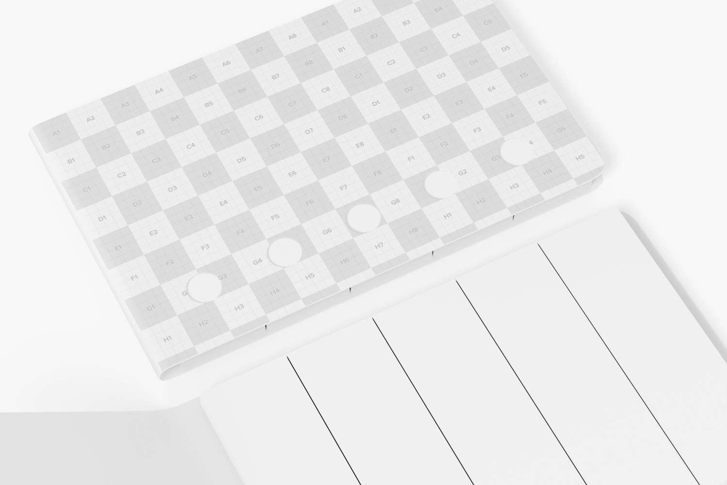Maqueta de Blocks de Notas Adhesivas, Acercamiento