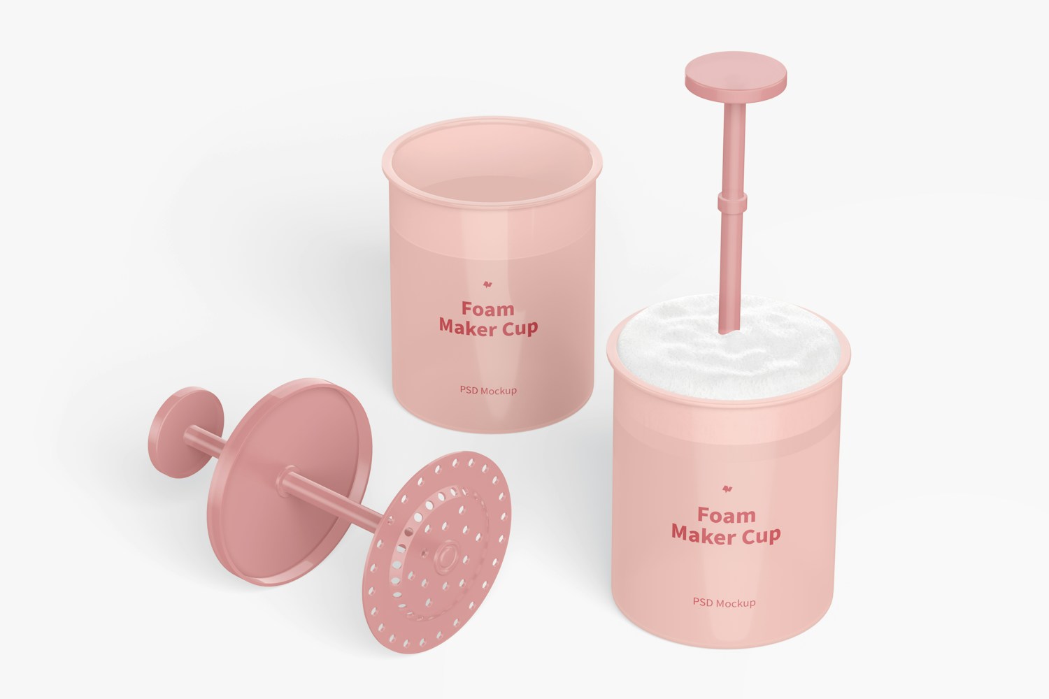 Foam Maker Cup Mockup