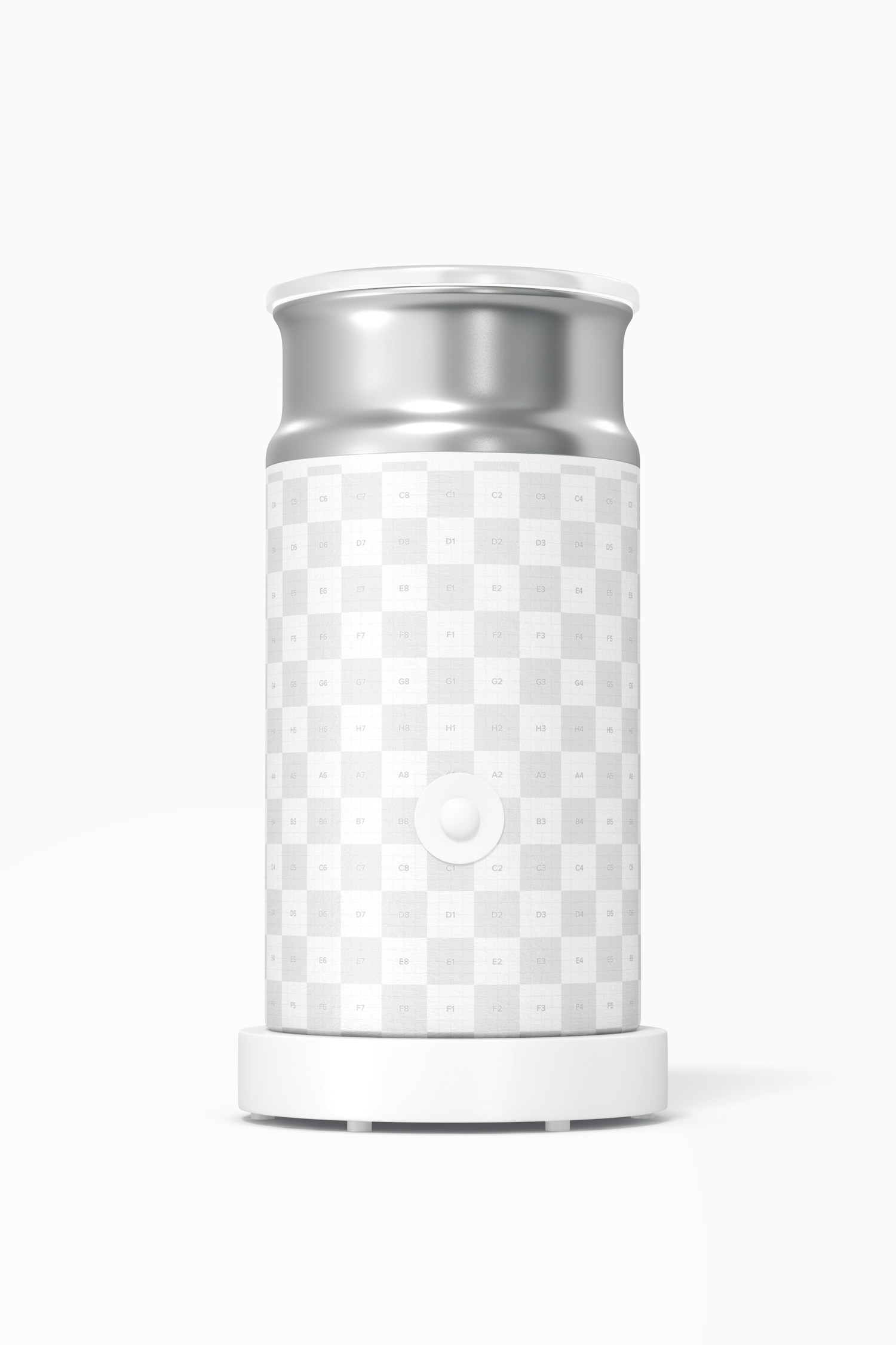 Latte Skimmer Cup Mockup, Front View