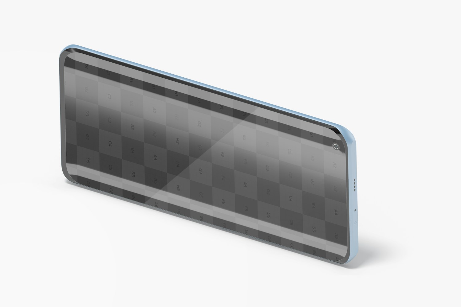Maqueta de Xiaomi Isométrico, Vista Izquierda Horizontal