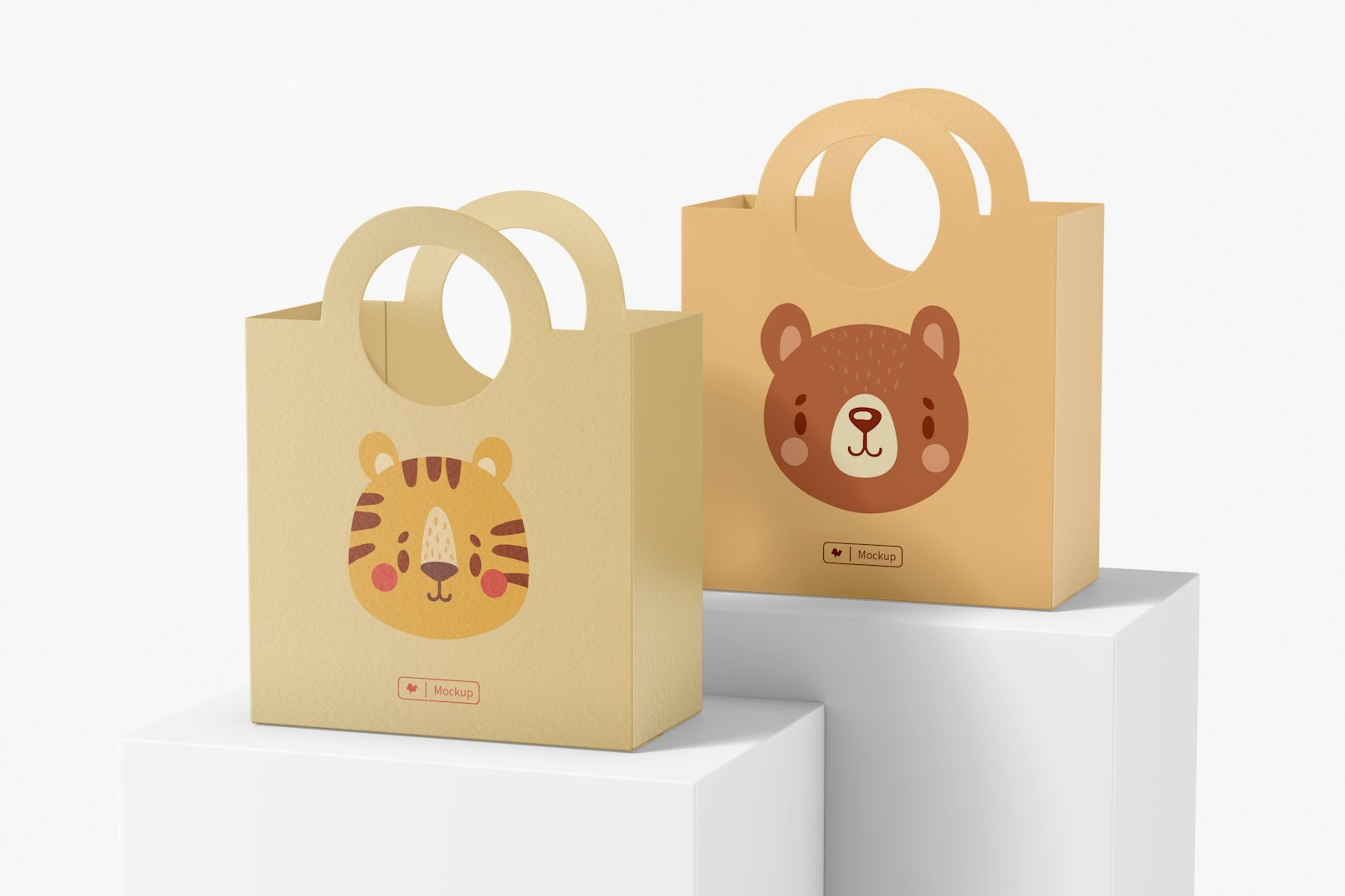 Paper Party Bags Mockup