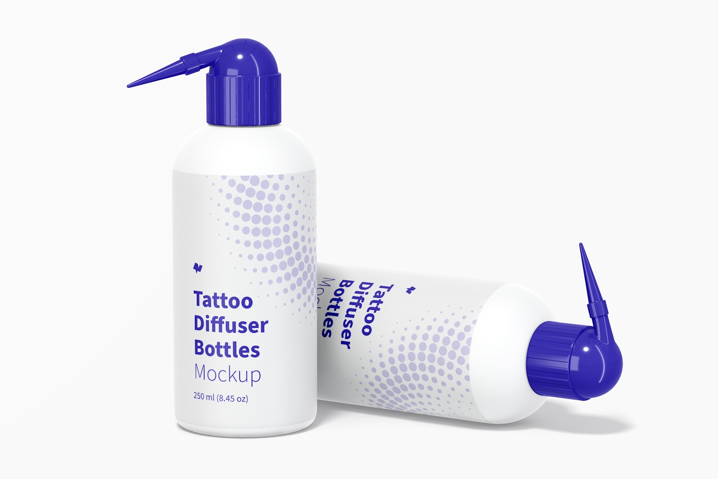 Maqueta de Botellas Difusoras para Tatuajes
