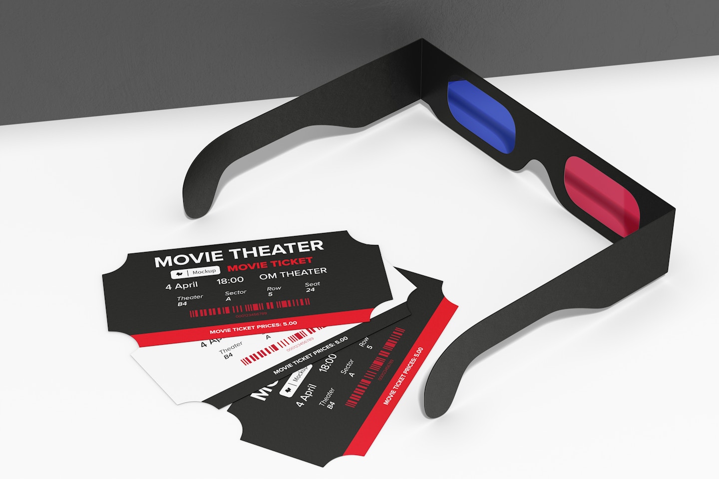 Movie Ticket Mockup