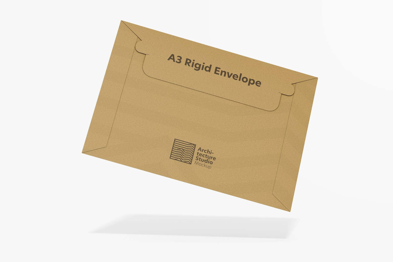 A3 Rigid Cardboard Envelope Mockup