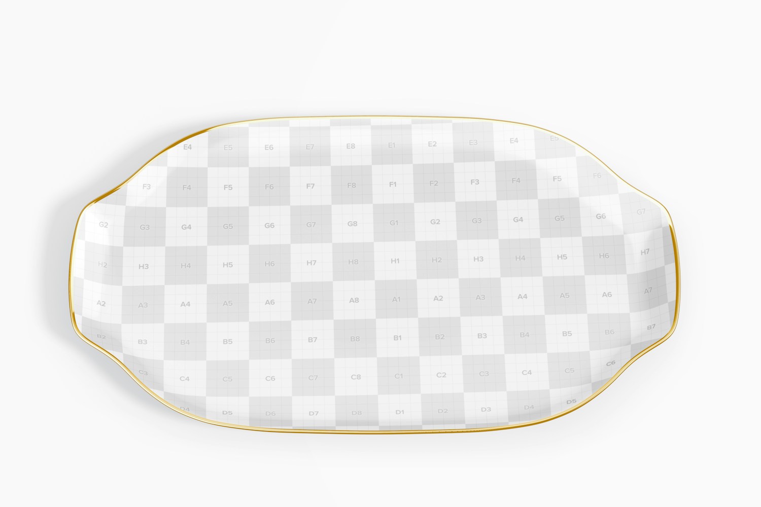 Tray-shaped Plate Mockup