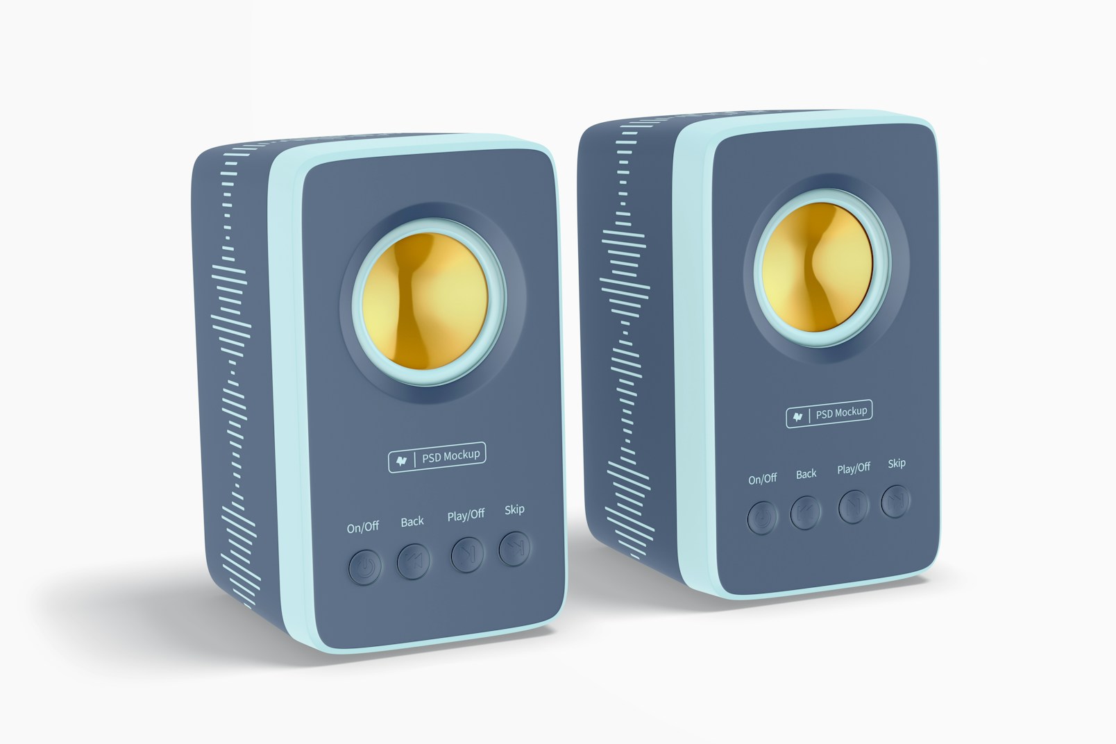 Wireless Speakers  Mockup