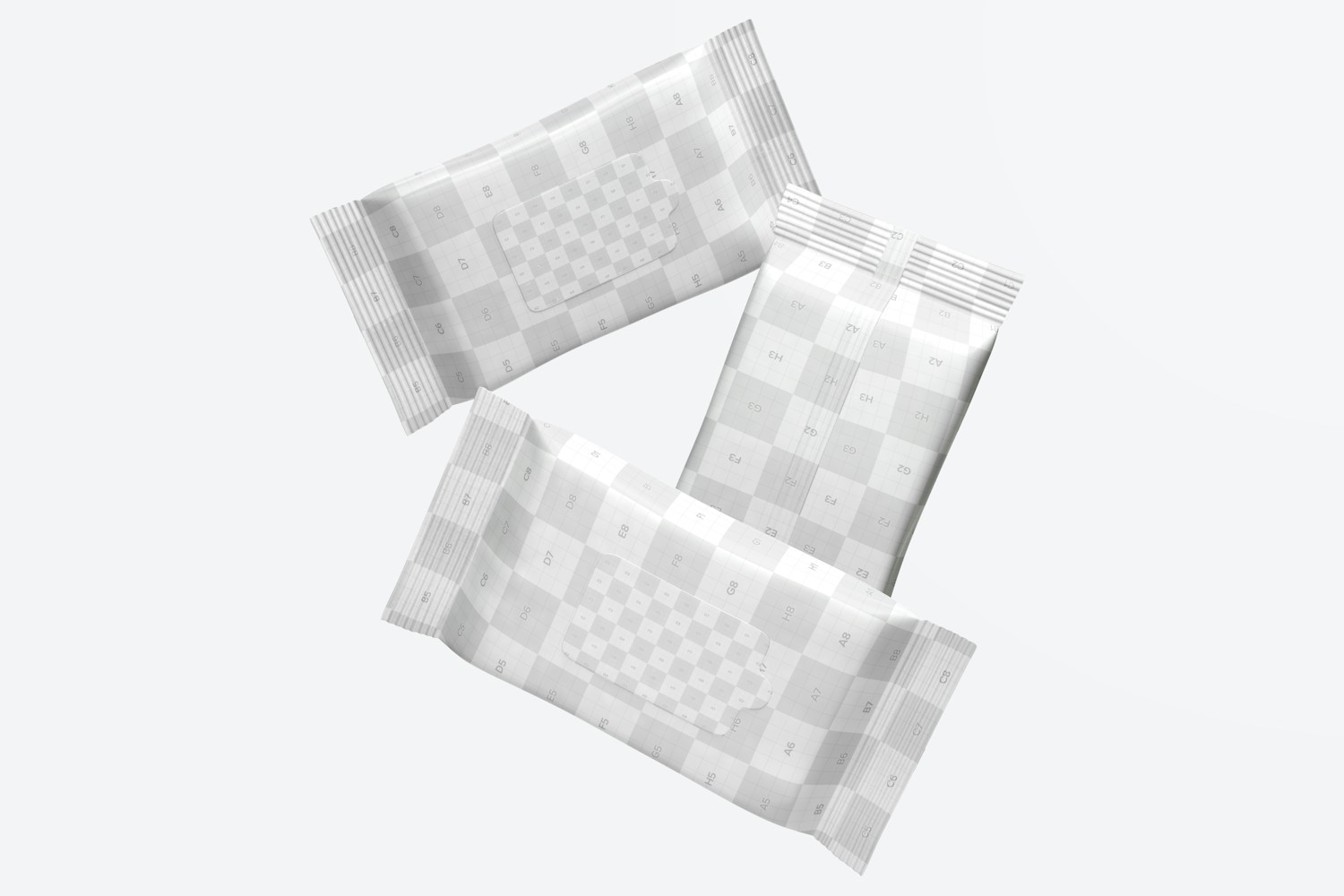 The shadows generate some volume in the packages making them look real. The shadows generate some volume in the packages making them look real.