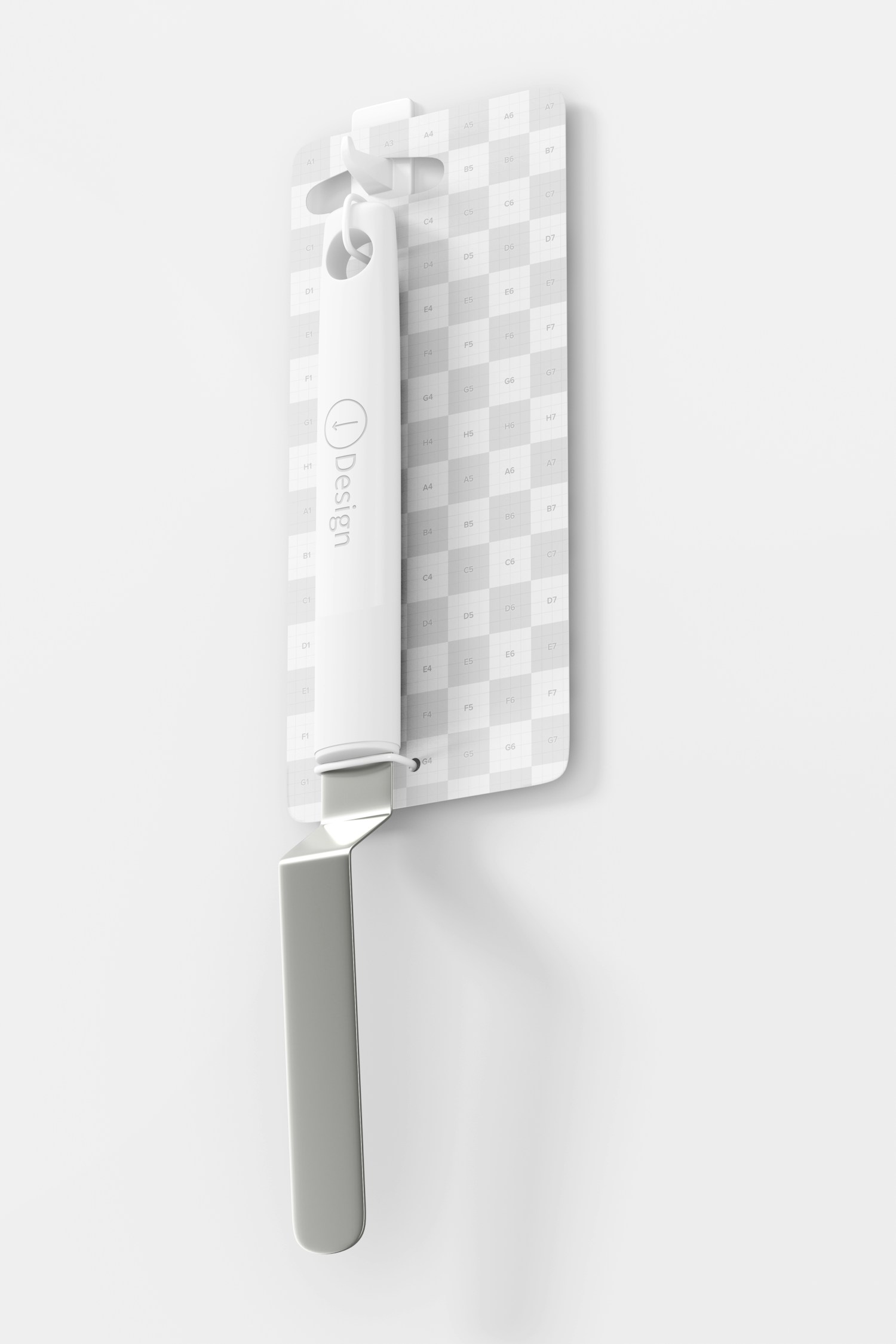 Pastry Spatulas on Blister Mockup, Left View