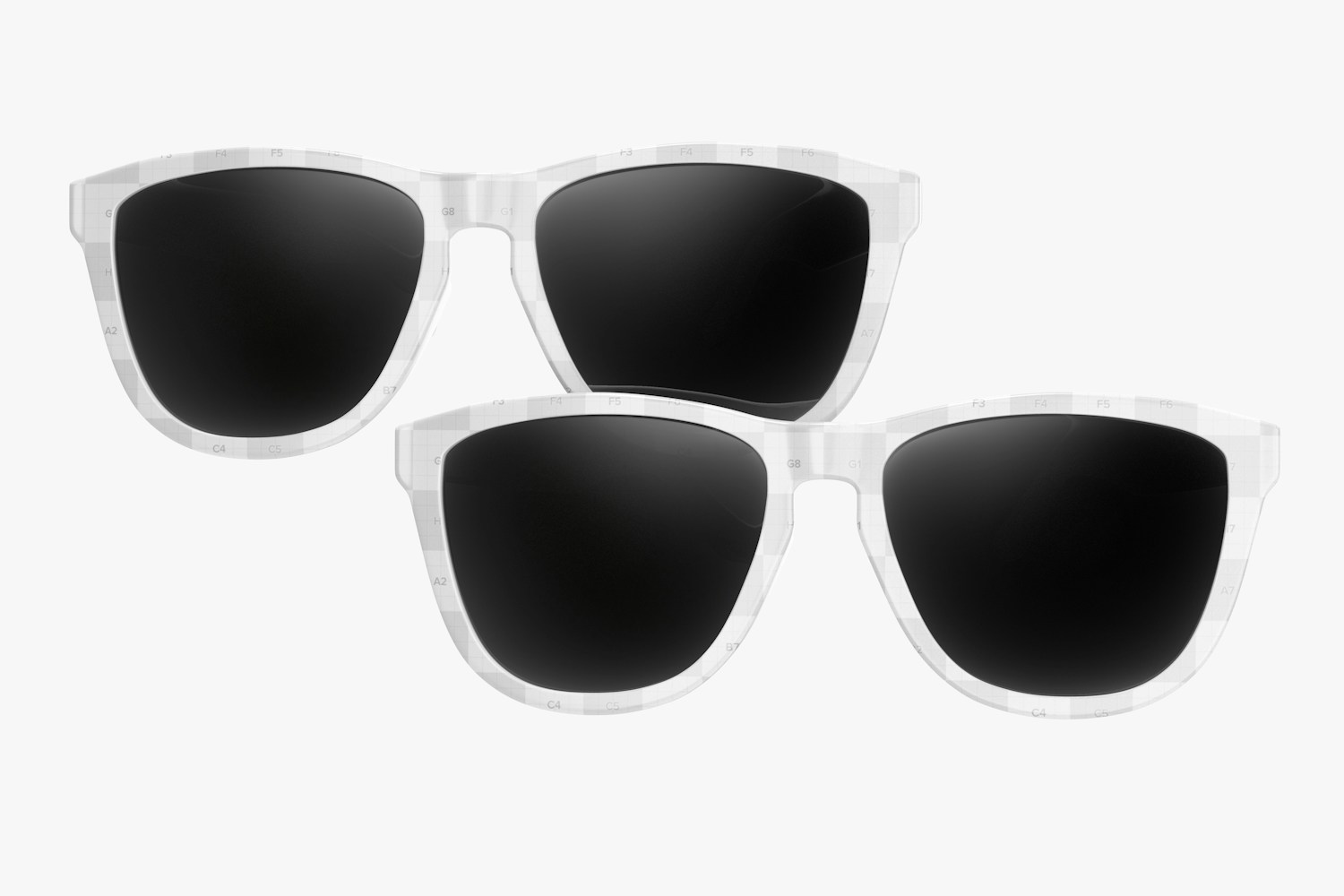 Sunglasses Mockup, Front View