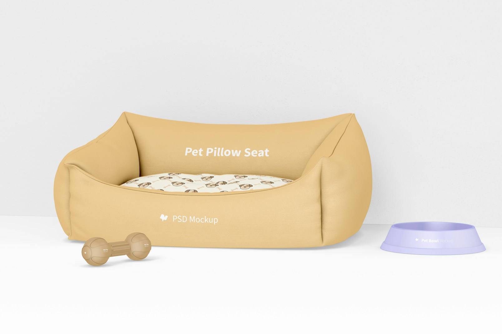 Pet Pillow Seats Mockup