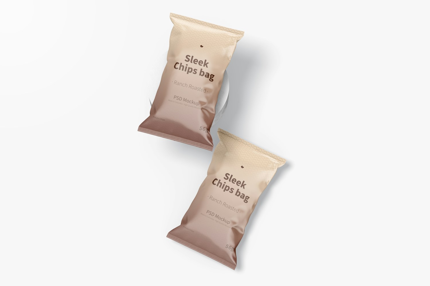 Sleek Chips Bags Mockup Sleek Chips Bags Mockup