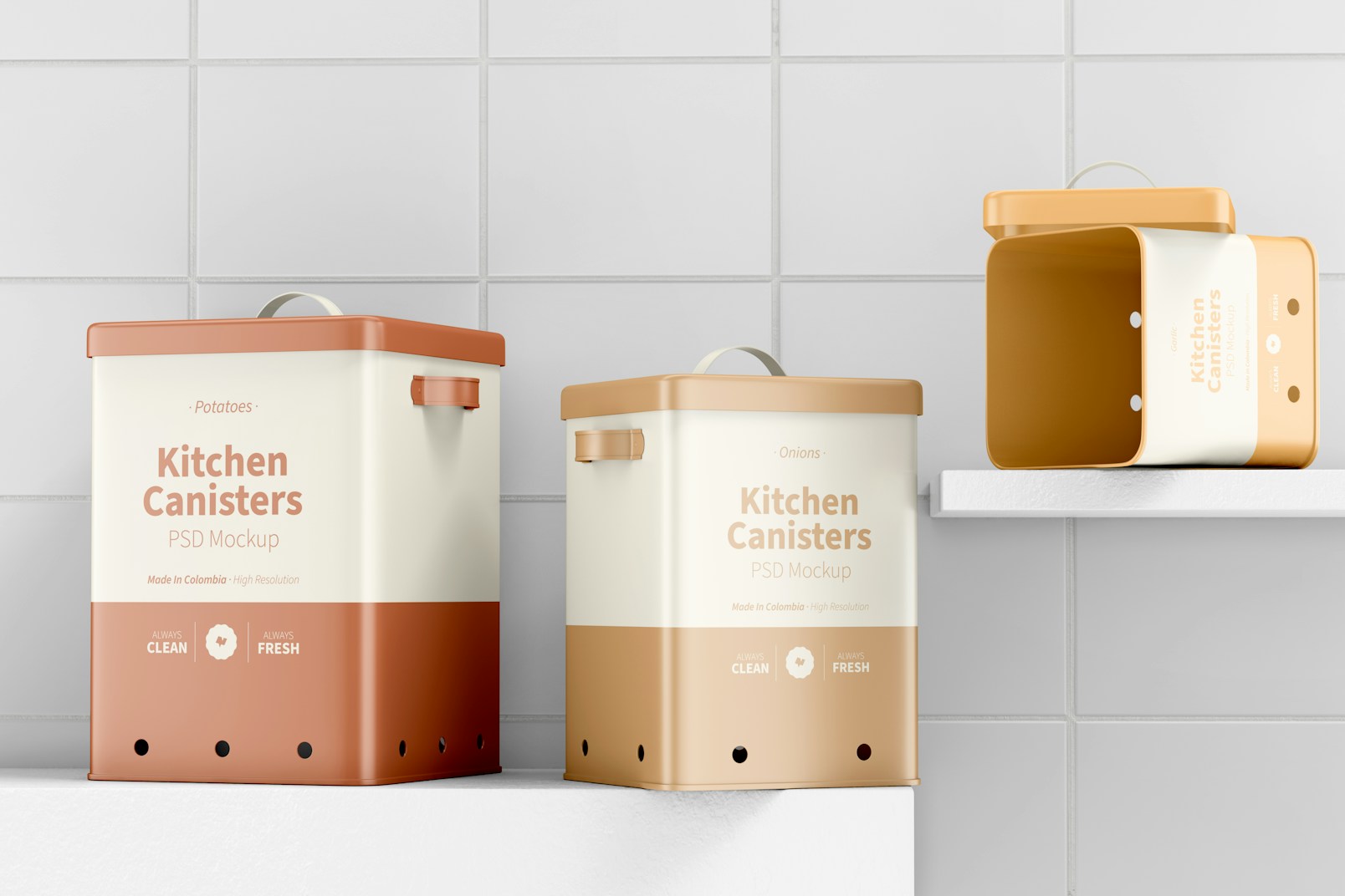 Kitchen Canisters Mockup 02