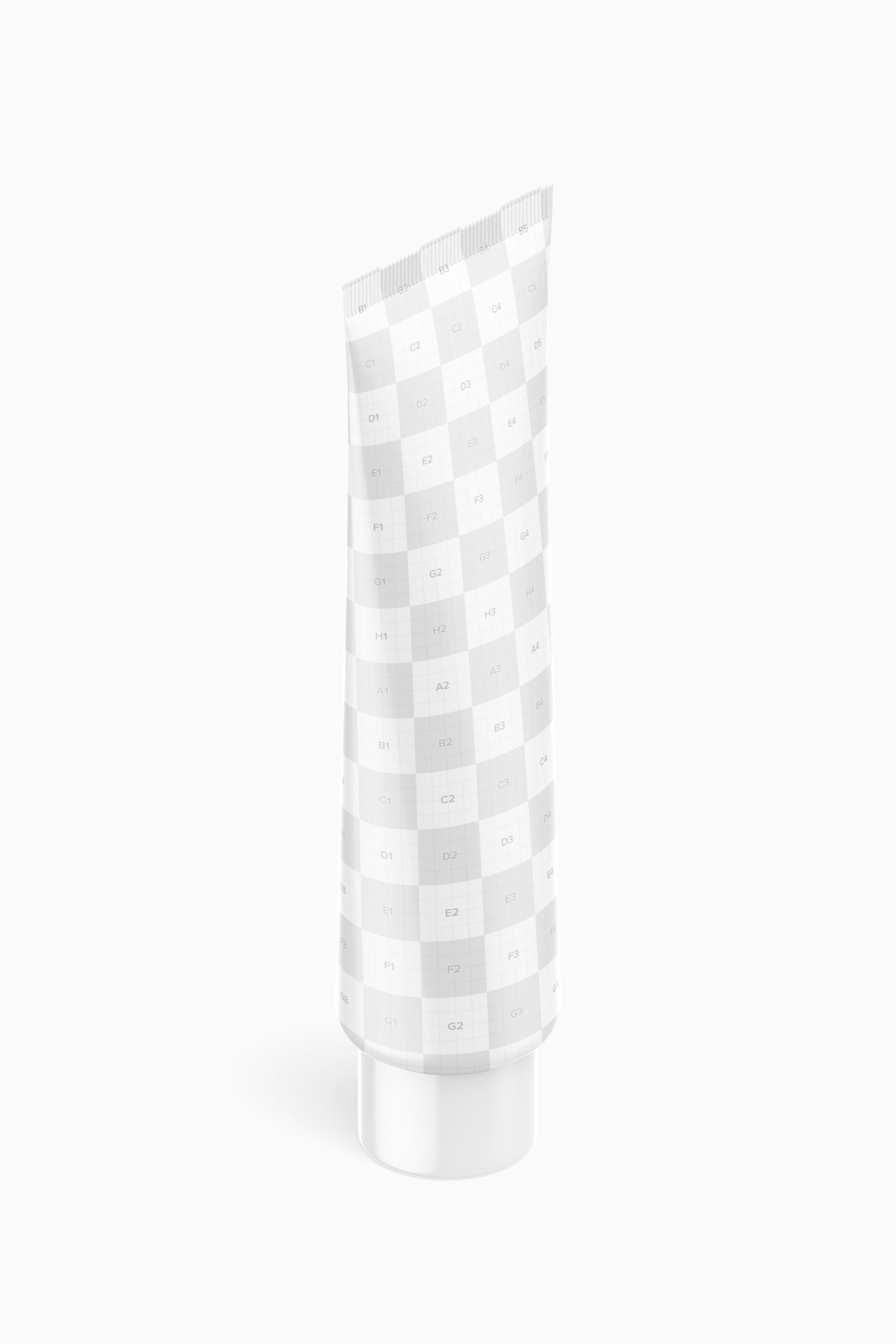 Maqueta de Tubo de Crema de 1.4 oz, Vista Isométrica Maqueta de Tubo de Crema de 1.4 oz, Vista Isométrica