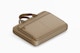 Leather Laptop Bag Mockup, Isometric Right View