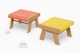 Wooden Kids Step Stools Mockup, Right View