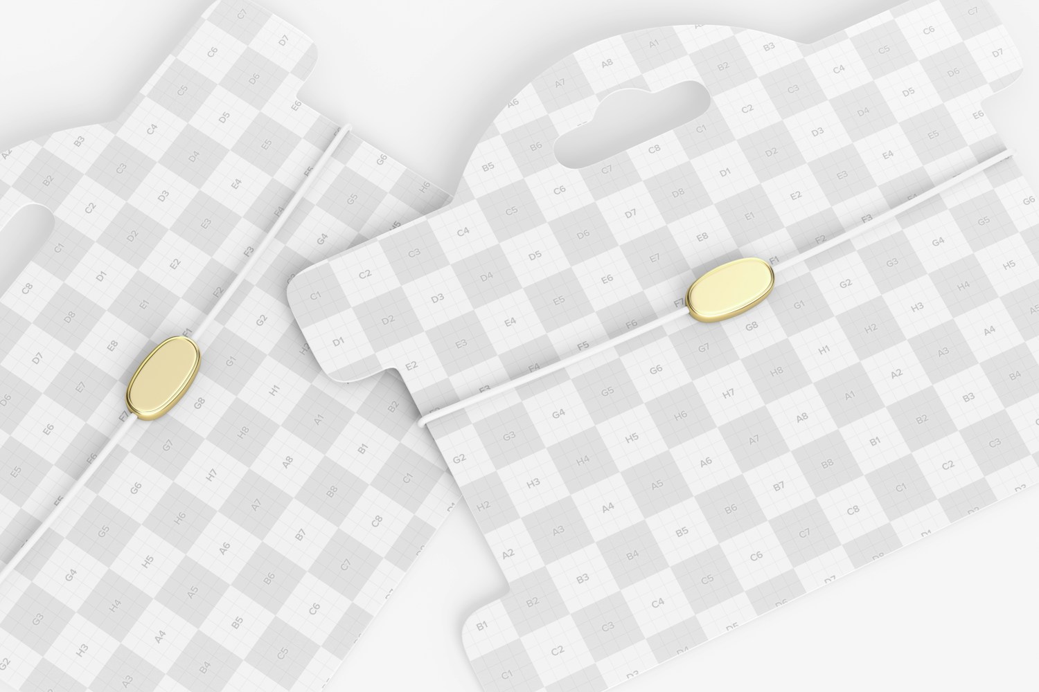Bracelet Cards Mockup, Close Up Bracelet Cards Mockup, Close Up