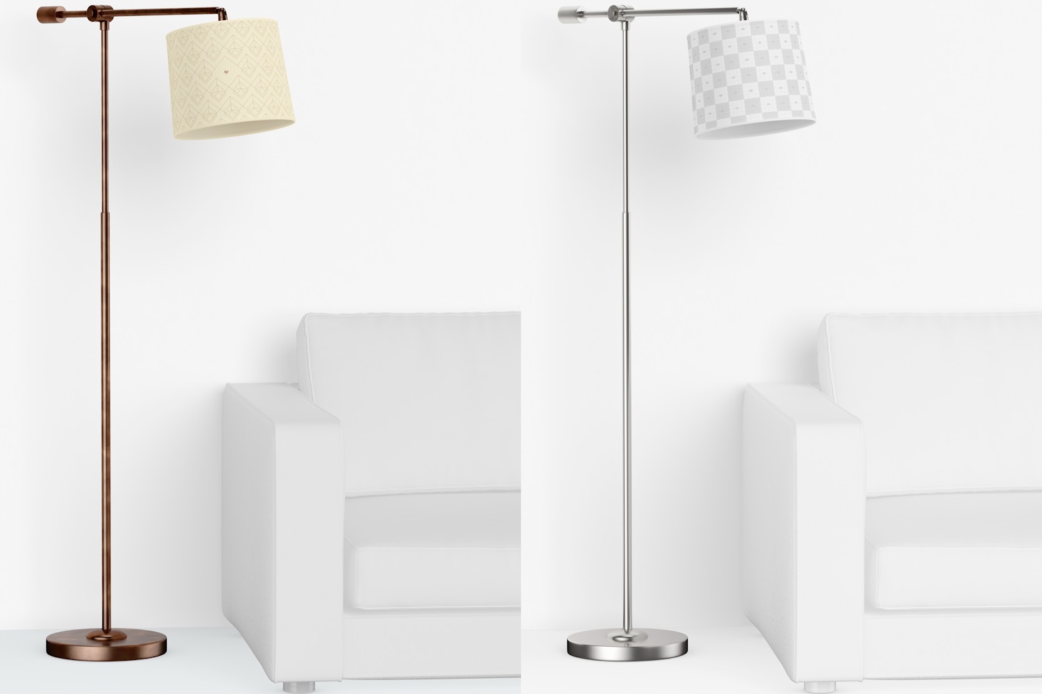 Cooper Standing Lamp with Sofa Mockup