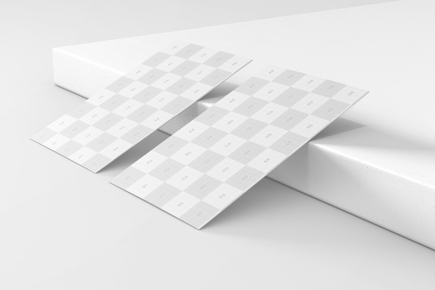 UK Landscape Business Cards Mockup, Leaned UK Landscape Business Cards Mockup, Leaned