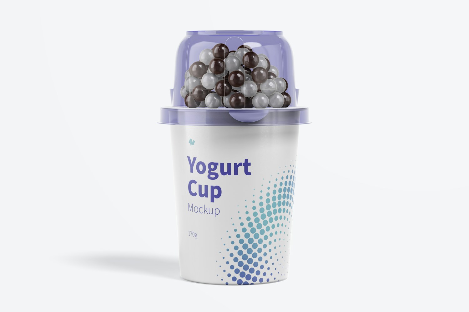 Maqueta de Vaso de Yogurt