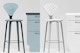 Tall Chair Mockup, Front View