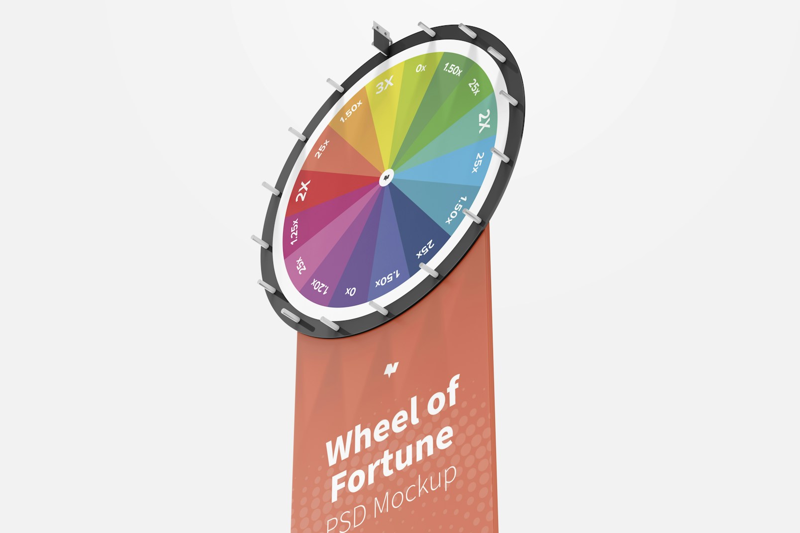 Wheel of Fortune Mockup, Close Up