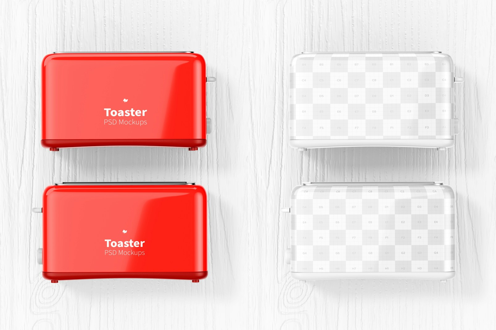 Toasters Mockup, Top View