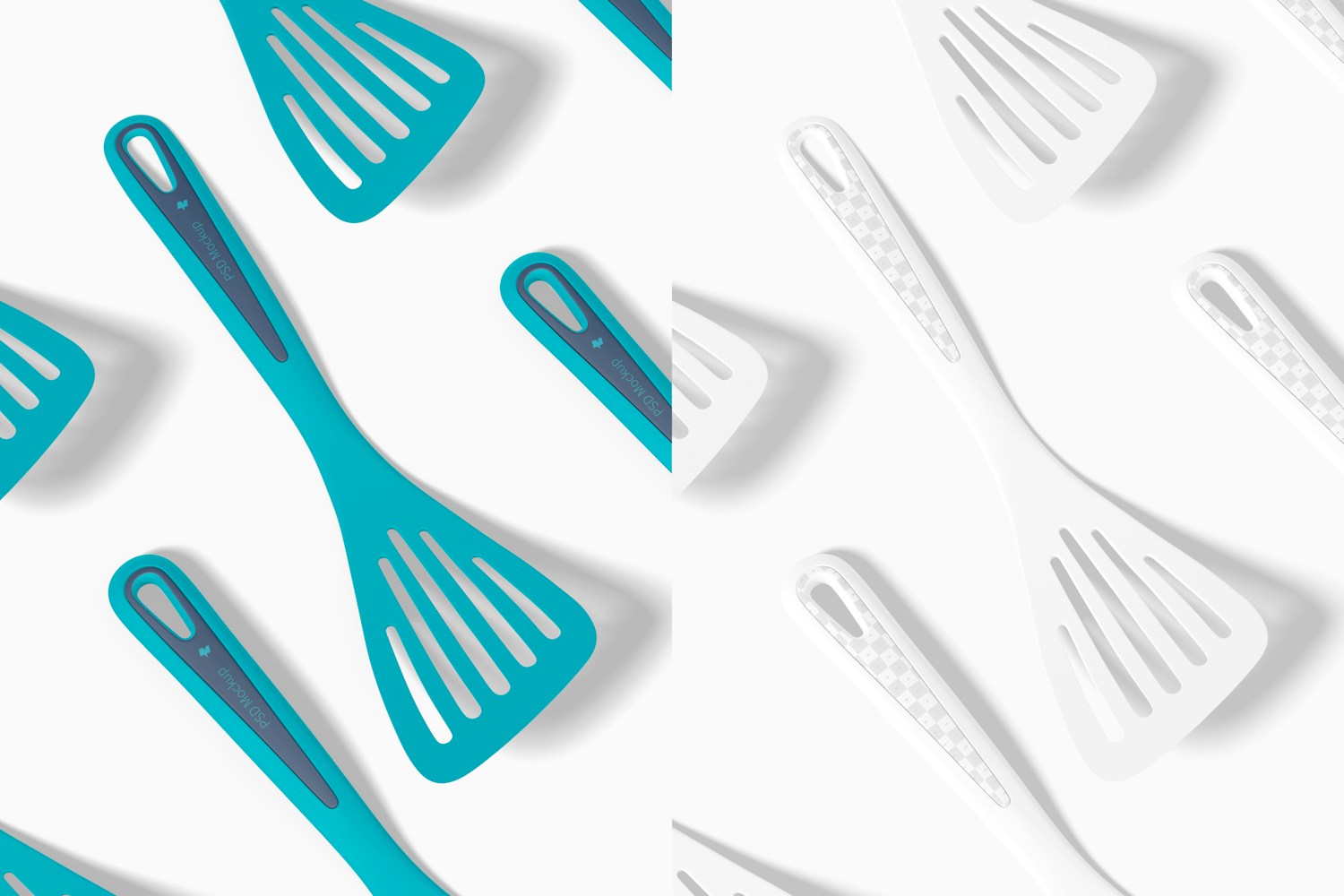 Kitchen Spatula Mockup, Close Up Kitchen Spatula Mockup, Close Up