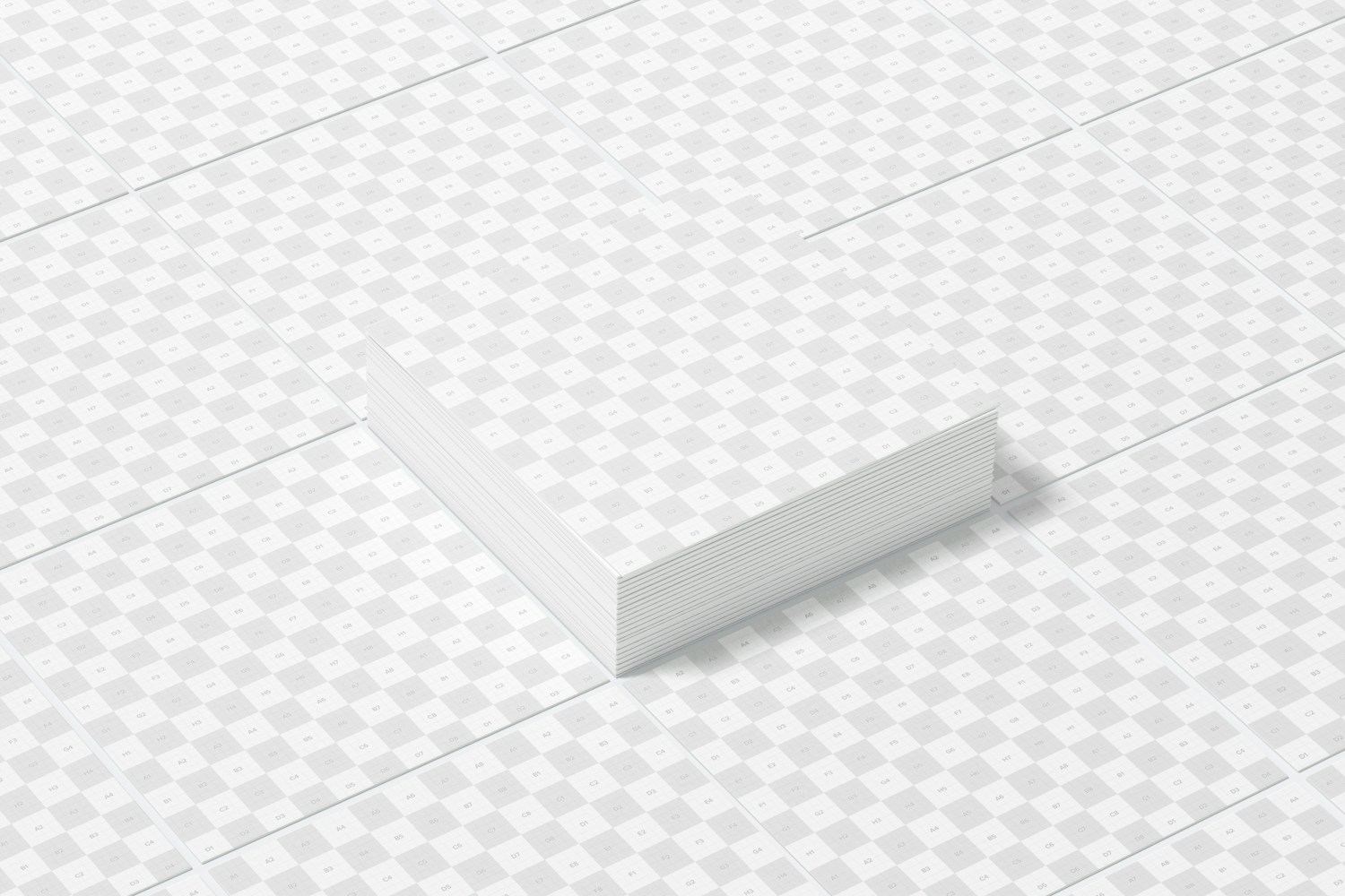 Square Business Cards Set Mockup Square Business Cards Set Mockup
